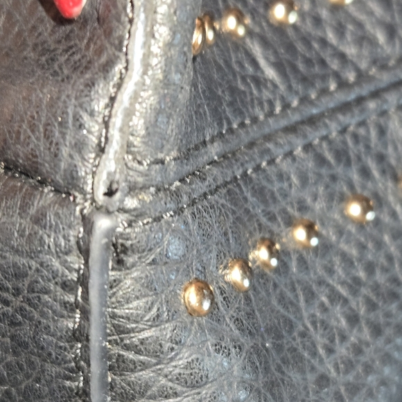 Black Leather Shoulder Bag with Gold Accents from Montana West - Picture 14 of 14